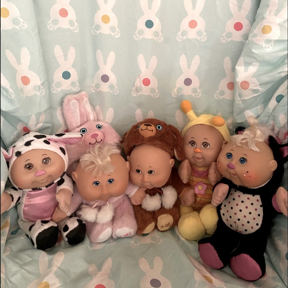 Cabbage Patch Animal Costume Small Babies Great Condition Never Used Set 5